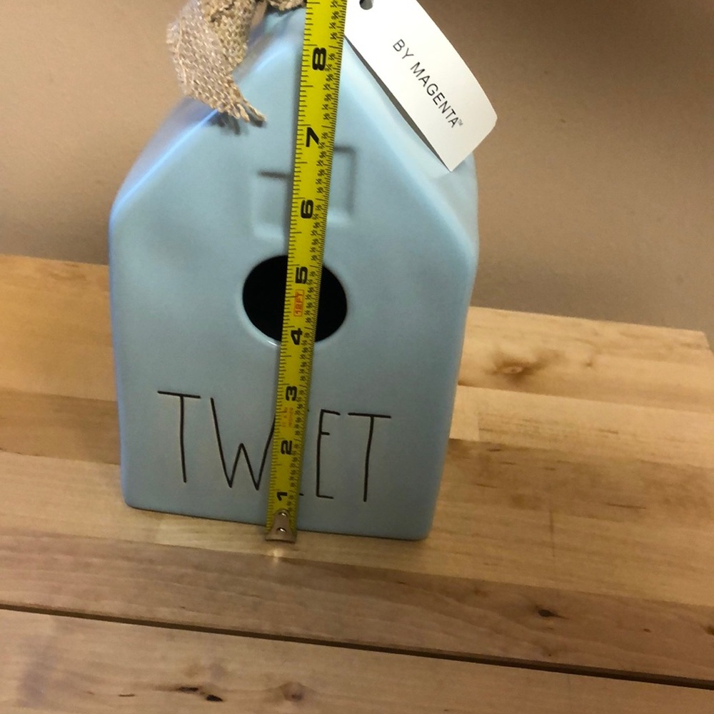 New Pastel “Tweet”” Rae Dunn Birdhouse Bird House - Picture 5 of 6